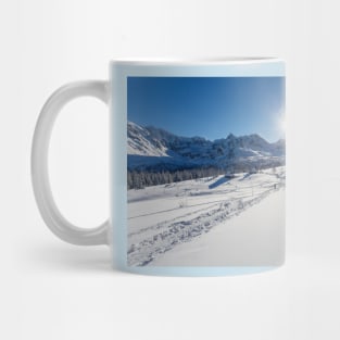 Winter mountain landscape - Tatry Mountains Mug